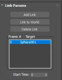 Link Constraint 介面