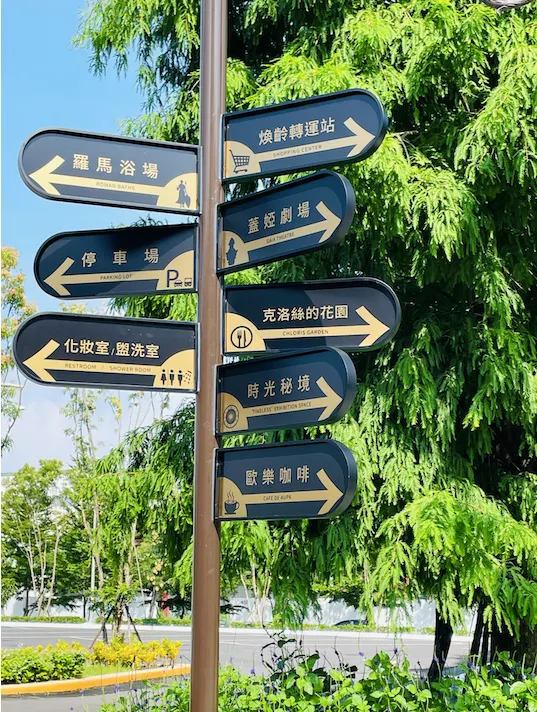 園區內指標牌