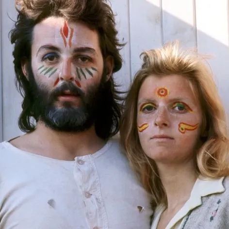 Paul McCartney 與 Linda McCartney 