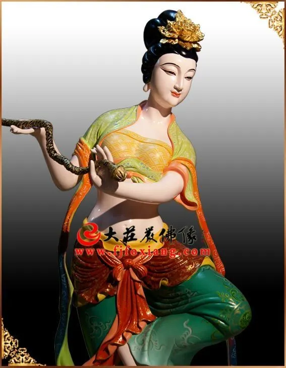 牡丹仙子塑像近照