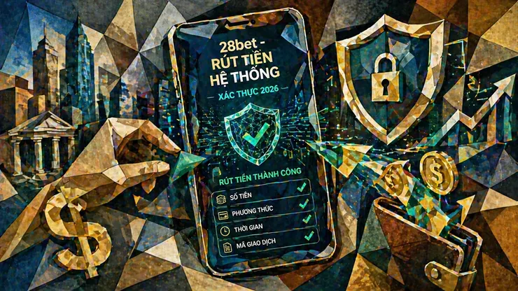 Quy trình xác thực rút tiền 28bet chính thức 2026.
