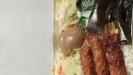 [台北美食]內湖區福德旺豬腳飯，便當有特色，鮮、香、味、美滋