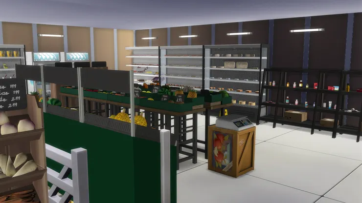 其實蔬果區很是醒目，因為佔地挺廣和顏色鮮艷，只是我沒需要買。