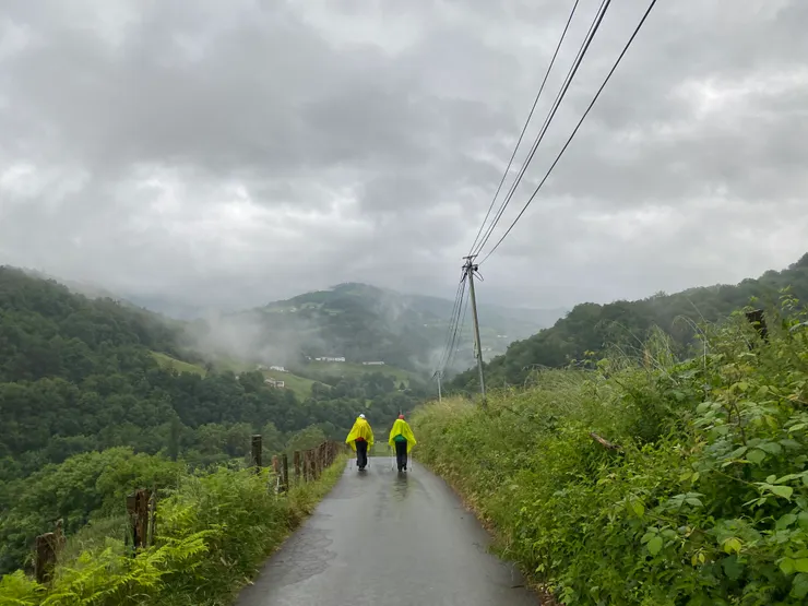謝謝他們陪我走一段路，這條路線我真的遇不到10個人走。