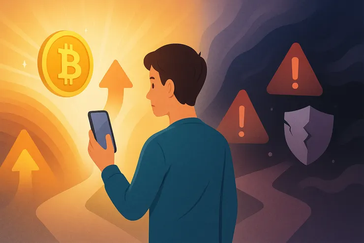 加密貨幣世界裡，「高獲利的光」和「詐騙的暗」往往同時存在，差別只在你能不能及時看出不對勁。