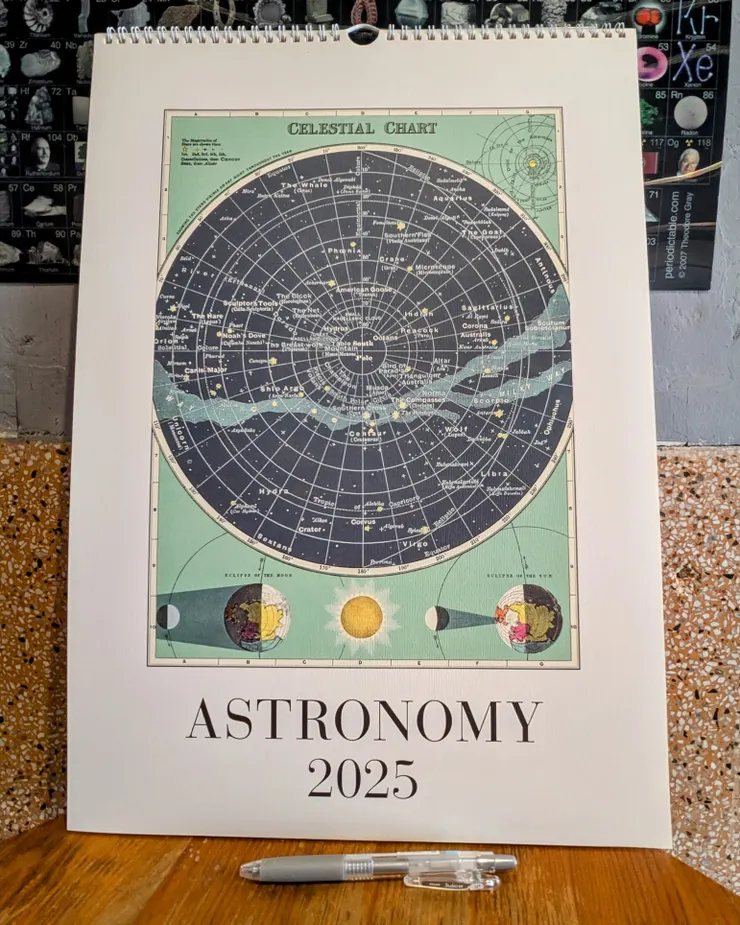 CAVALLINI 復古風掛曆（月曆）（照片出處：仰望書房FB)