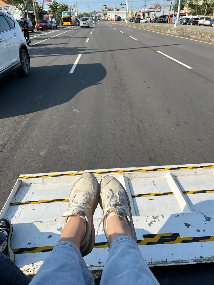 第一次體驗小貨車