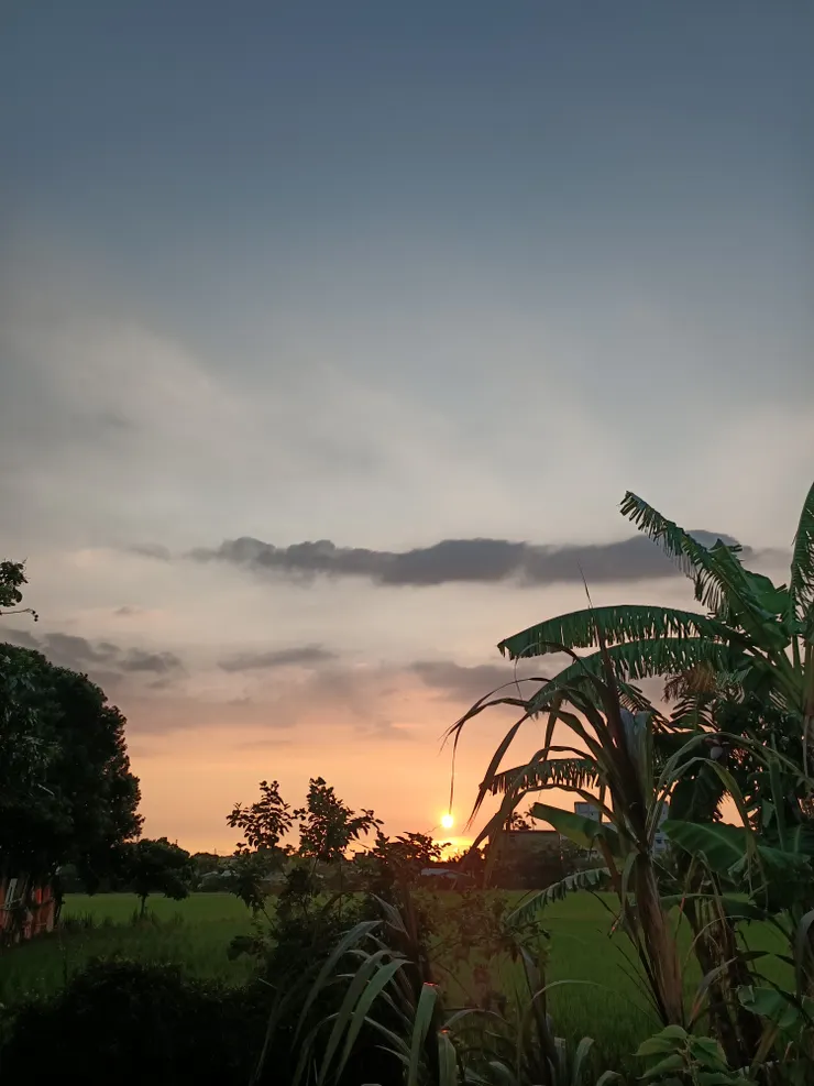 夕陽！看到漂亮夕陽，就拍起來！