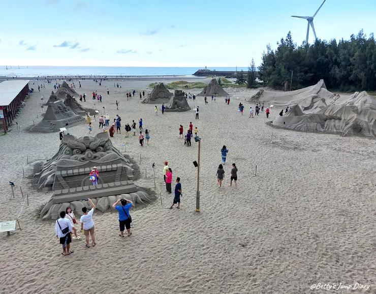 ▲2024苗栗通霄沙雕藝術節/圖片來源:Betty's Jump Diary