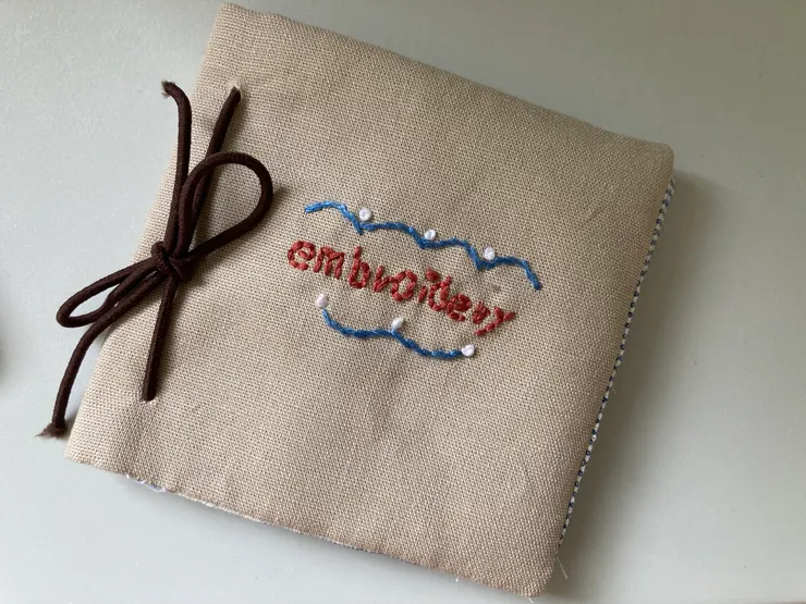 終於完成人生第一個刺繡小作品！