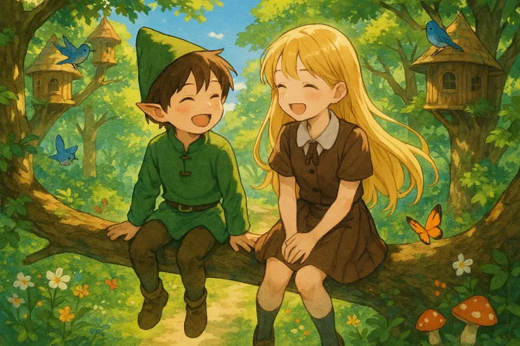 「彼得，你不會忘記我吧？」  「當然不會。」