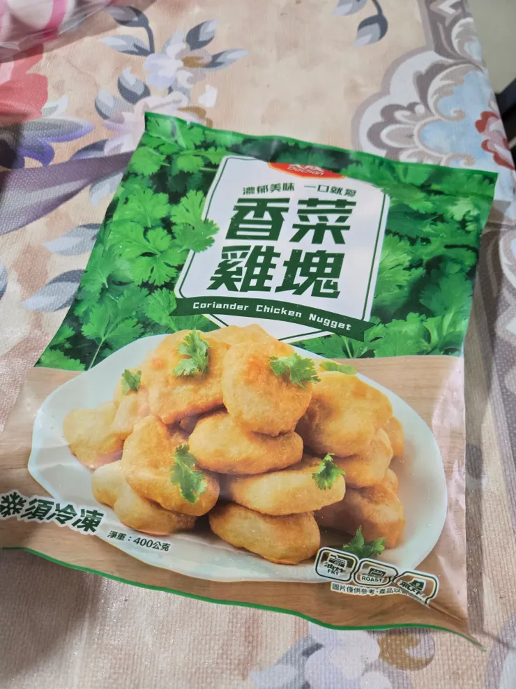 大成香菜雞塊包裝就很香菜