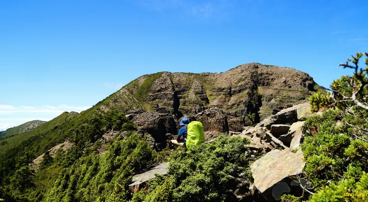 ▲雪山北峰(H3886m,聖稜線最佳觀景點)