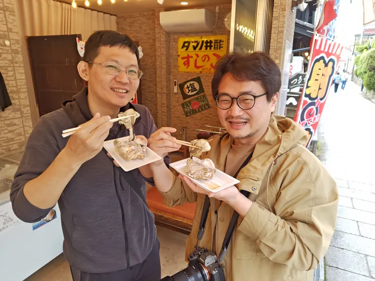 品嚐岩牡蠣夏珠