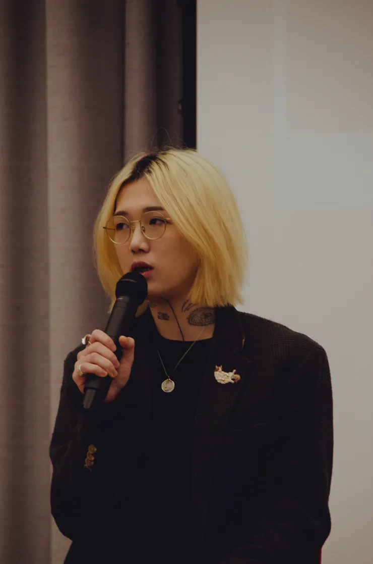 釀電影 vol.18《坂本龍一紀念特輯》新刊分享會影像紀錄，編輯黃曦。／攝影 ioauue