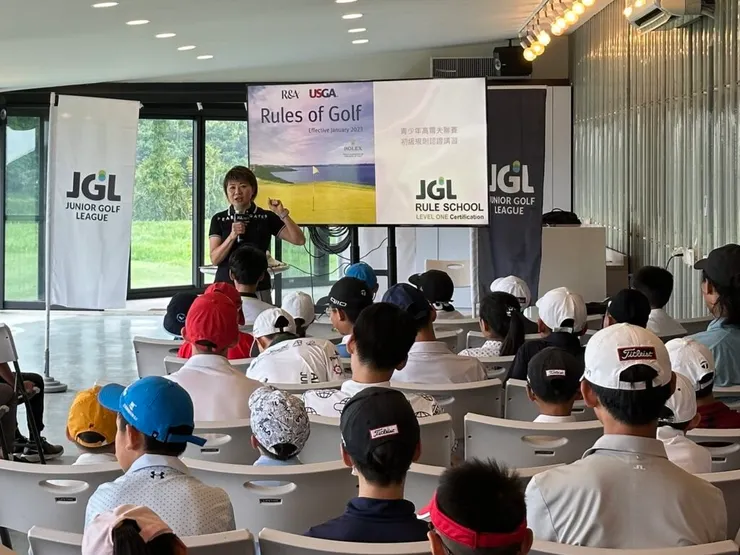 ▲北投國華高爾夫俱樂部副董事長暨國華體育文教基金會董事長何麗純全力支持青少年賽事（圖片來源：北投國華高爾夫俱樂部提供）