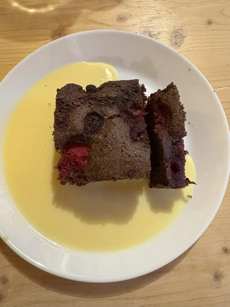 甜點 (巧克力布朗尼)