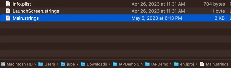 en 的語言資料夾內