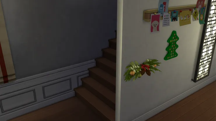 一有空位我便掛上不同的飾物。