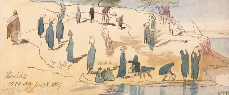 Howatke, by Edward Lear 1867