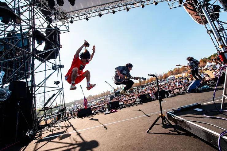 神棍樂團漂遊者森林音樂祭演出照(圖/彥志攝影)