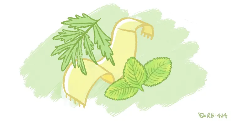 媽媽身體不舒服，女兒們摘採艾草、到手香幫媽媽擦澡的紀錄