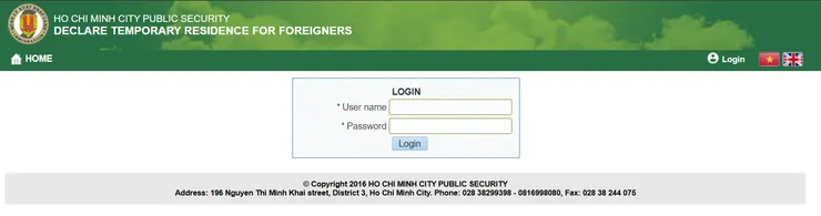 DECLARE TEMPORARY RESIDENCE FOR FOREIGNERS