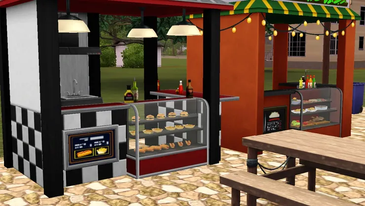 美式食品這攤檔挺有格調。