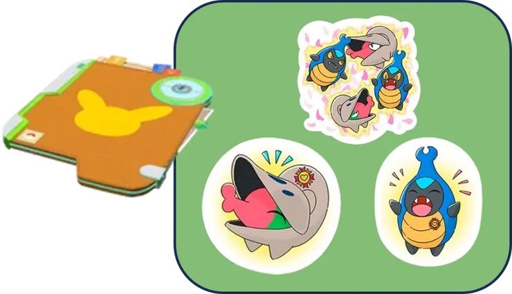 蓋蓋蟲與小嘴蝸社群日 明信片