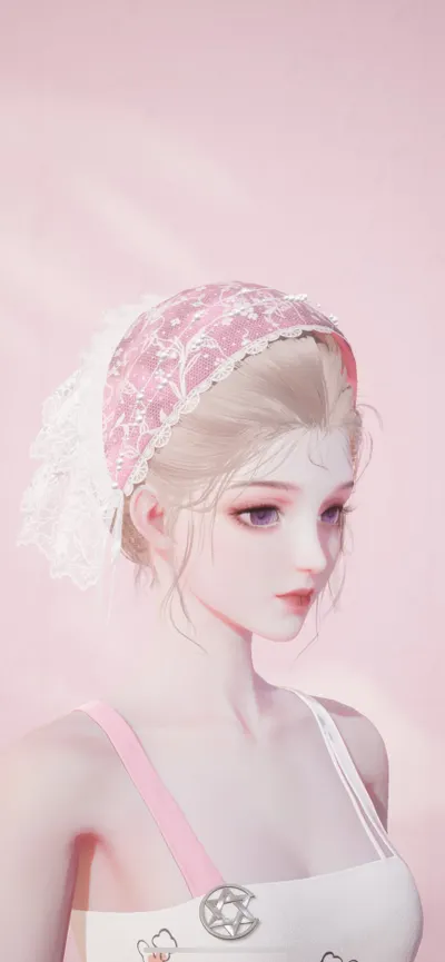 【精緻蕾絲髮帶-菫花熏風】