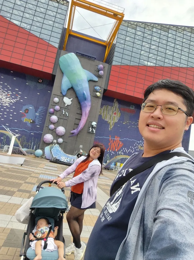 今天行程太趕，下次再帶珍豬來海遊館😂😂