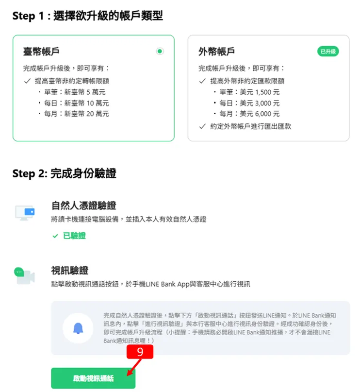 LINE Bank｜外幣帳戶升級，購買美元，約定帳戶設定，使用全攻略