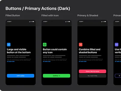 Primary mobile button