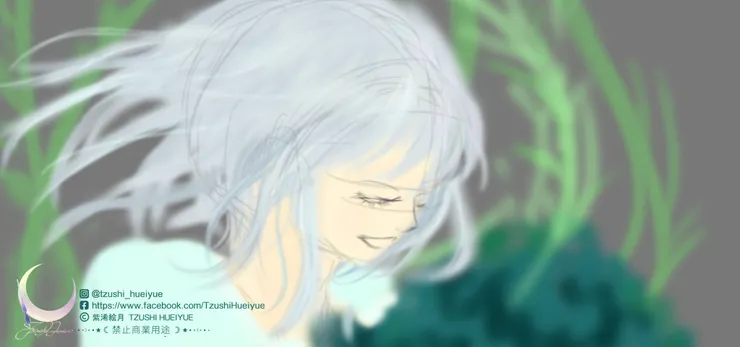 以上圖片為 絵紫浠(絵月) 所繪製創作，絵墨櫺版權，非AI繪製，禁止商用。