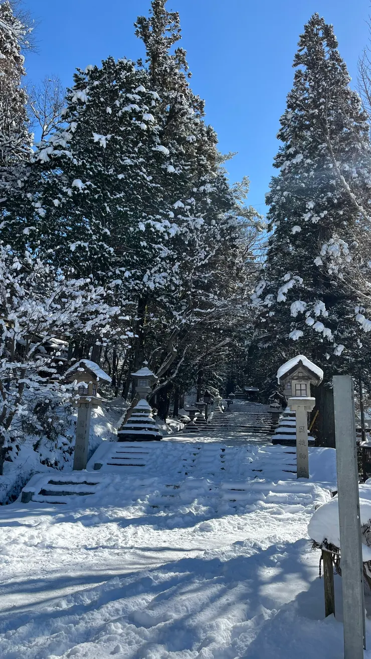 好像要走進雪的國度。