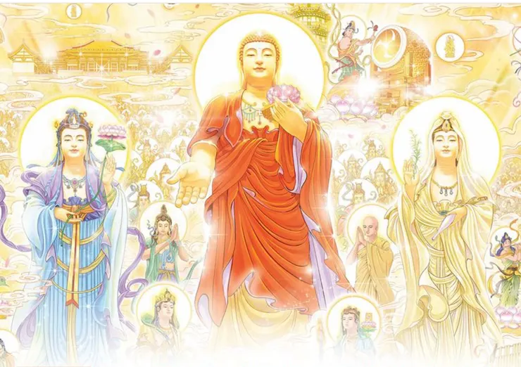 西方極樂世界，乃是阿彌陀佛不可思議大願所成就的殊勝淨土。眾生具足要件，必能往生西方極樂淨土!