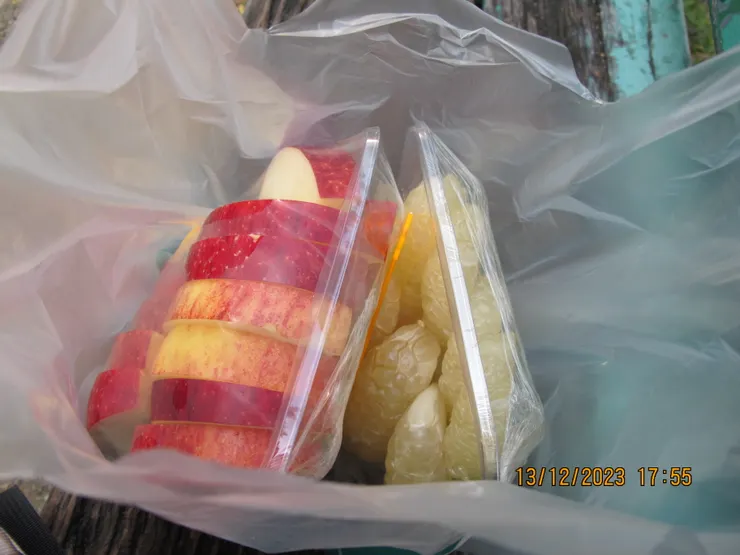 這就是我買的水果了。