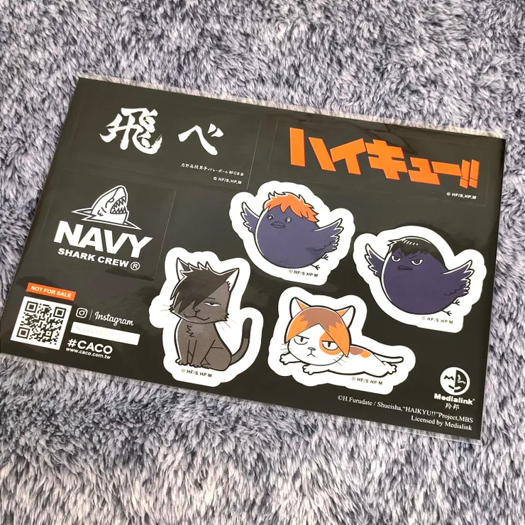 《排球少年!! 垃圾場的決戰》NAVY Clothing Inc.聯名特典_劇場版限定貼紙