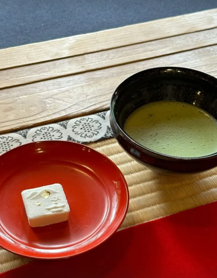 抹茶&お菓子