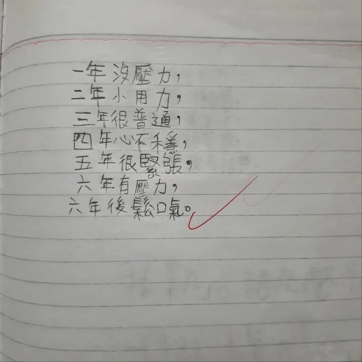 結果小學才是最無憂的時光