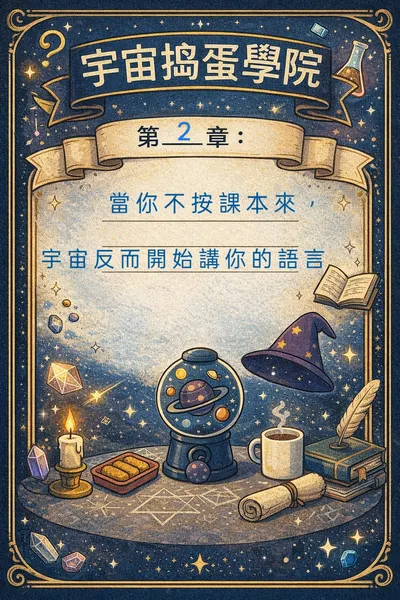 當你不按課本來，宇宙反而開始講你的語言