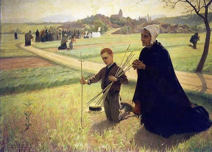 Les Rogations, Edouard Jérôme Paupion