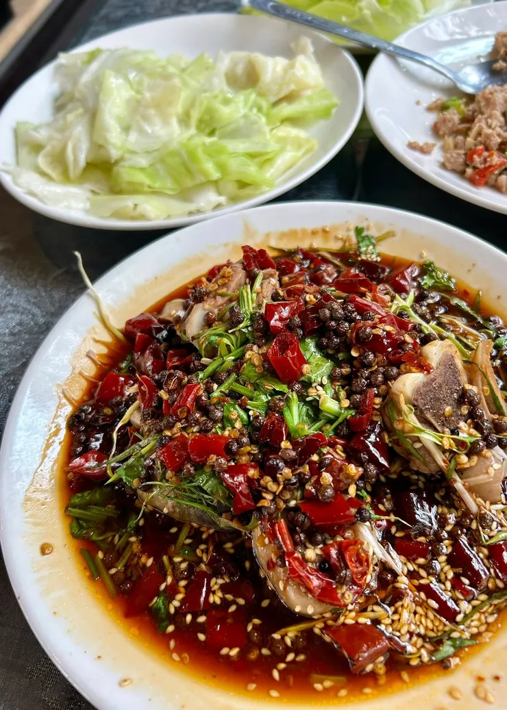 圖27 滿滿椒麻芝麻...辣口味，這不是我的菜