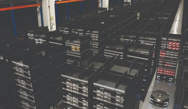 圖說：極智嘉機器人，為倉庫進行智慧物流升級及數據化管理。