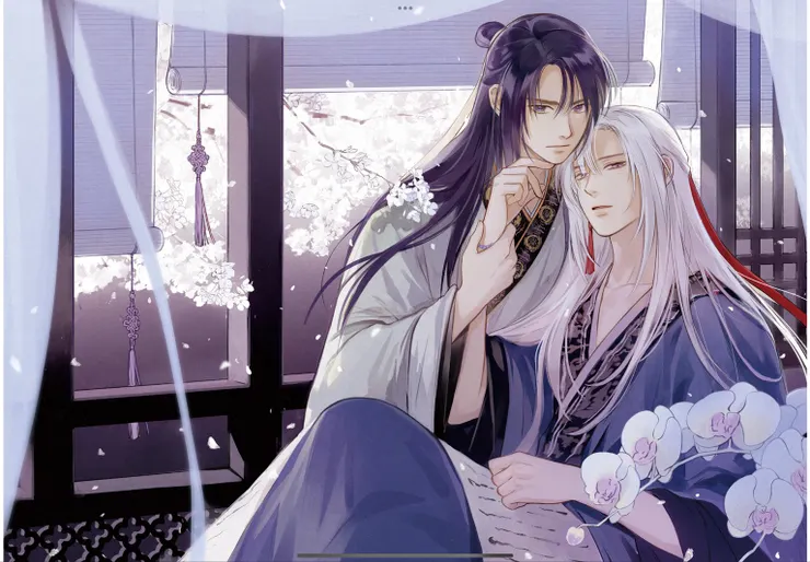 煙花之月｜彩色插圖