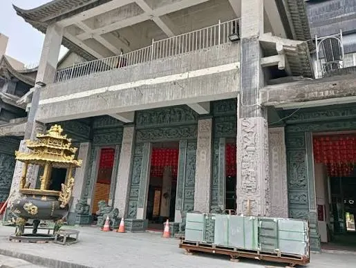 重修整備中的廟體(圖片截圖於網路)