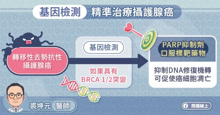 基因檢測精準治療攝護腺癌