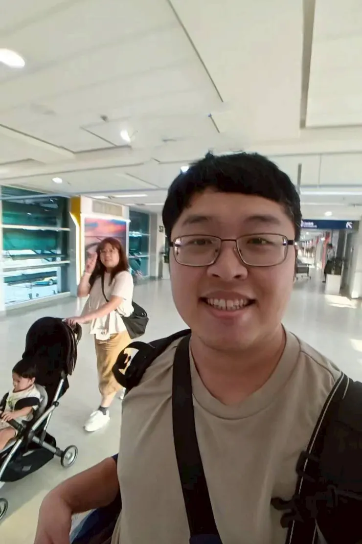 終於回到台灣了