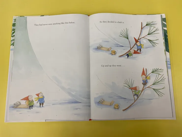 他們從來沒見過像這一樣的東西。所以他們決定爬上去，上去再上去…