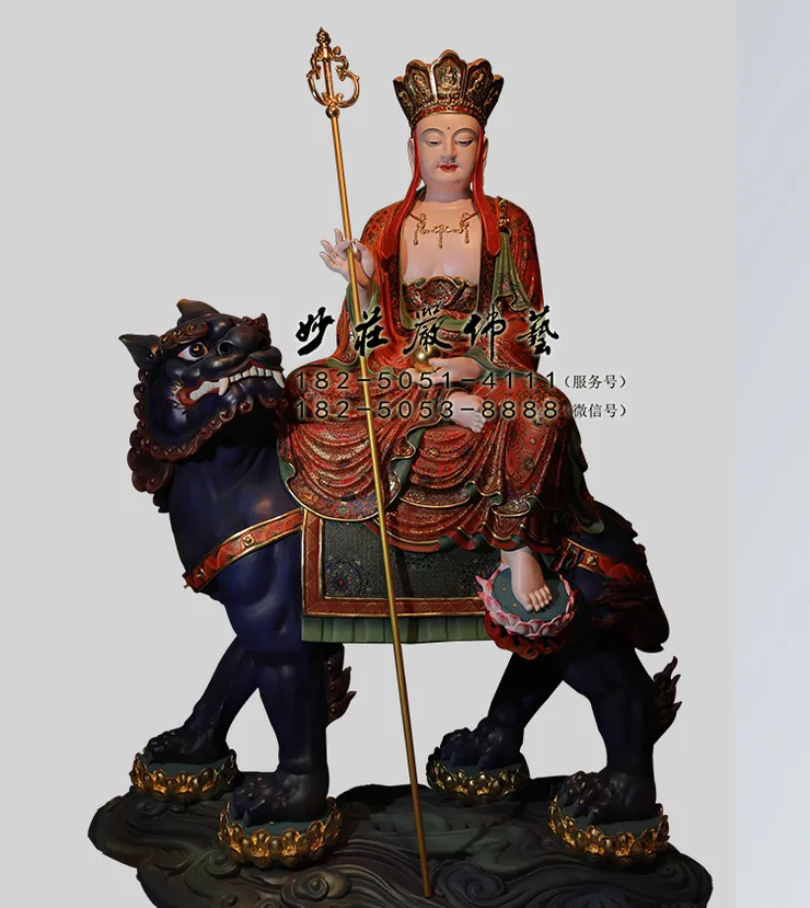 地藏王菩薩彩繪塑像